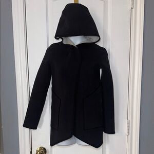 Ivivva‎ On The Double Wrap Reversible Jacket Gray/Black Girl 8